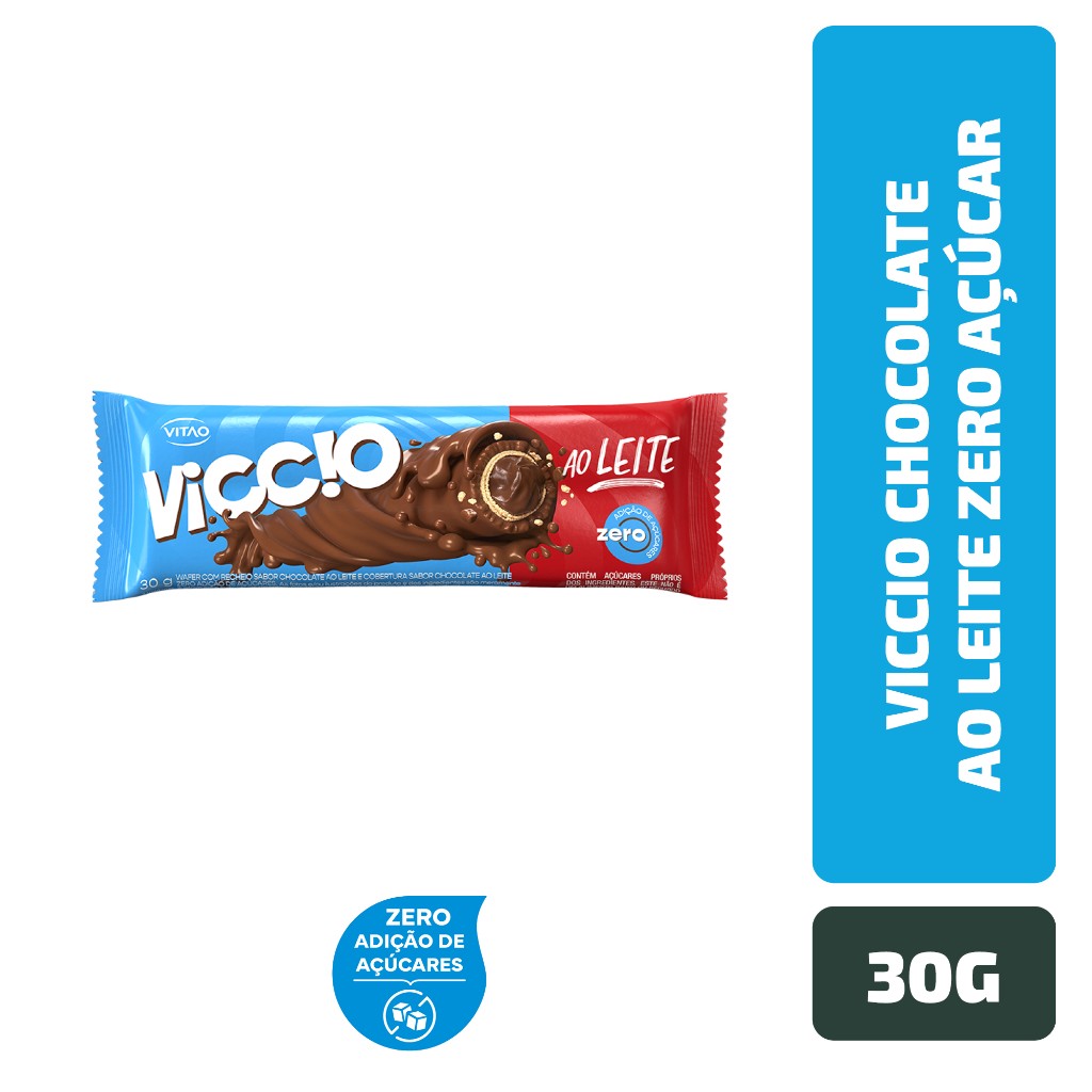 Viccio Zero Açúcar 30G: Seu Doce Momento Sem Culpa!