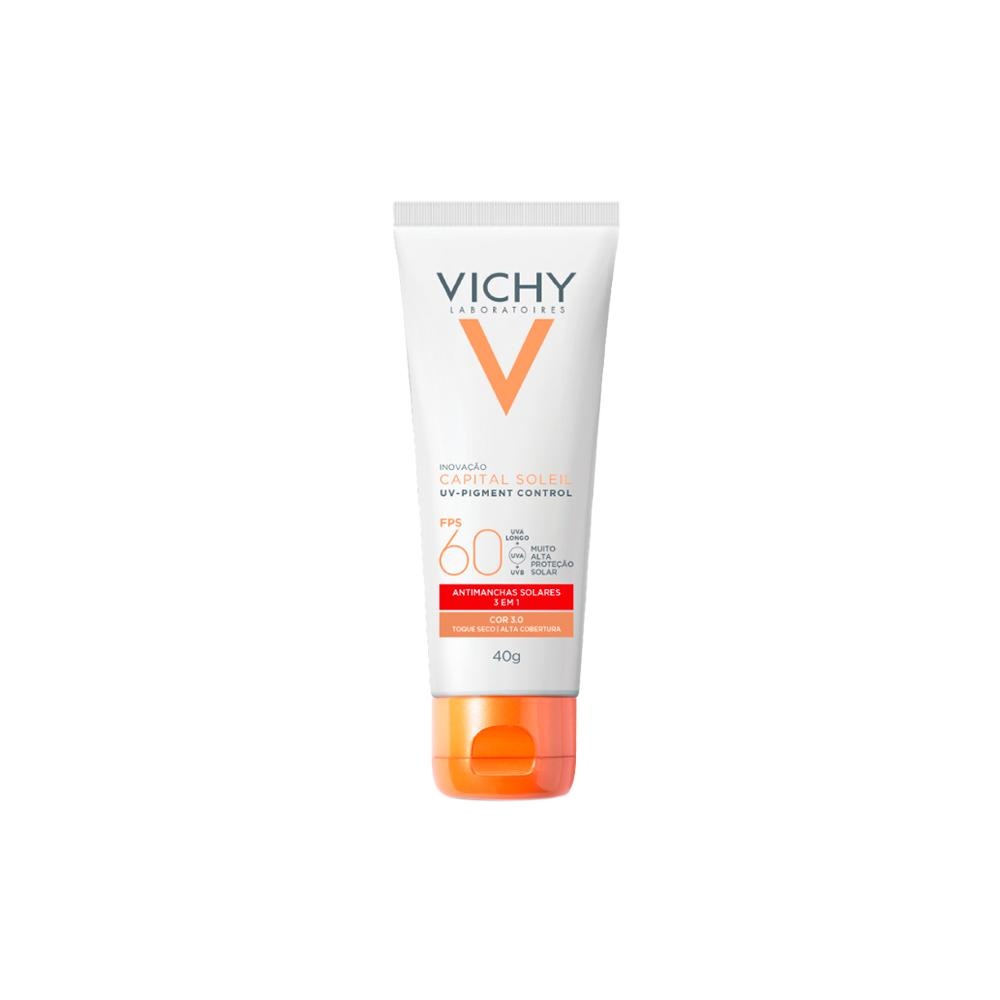 Vichy Capital Soleil UV-Pigment Control FPS60: Protetor Solar Facial Antimanchas