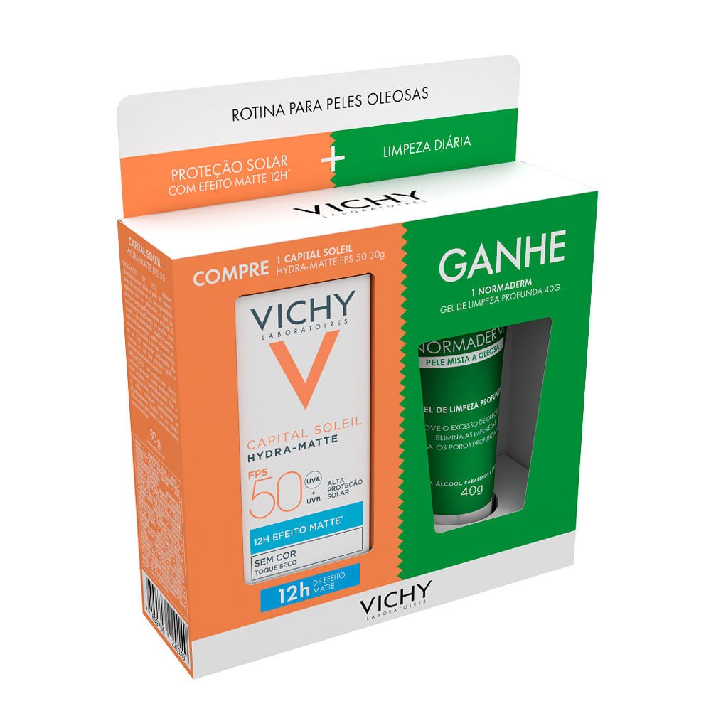 Vichy Hydra Matte FPS50: Proteção + Limpeza!