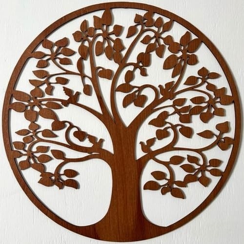 Mandala Decorativa Quadro Árvore da Vida 60cm - Design Espiritual e Elegante