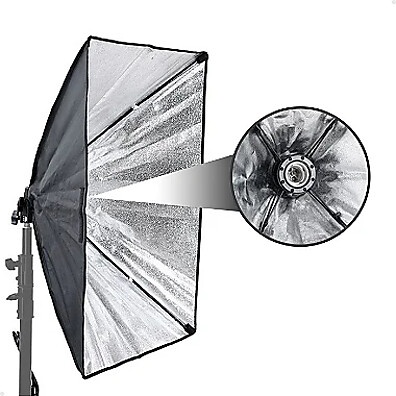 Softbox Lorben 50x70 cm: Iluminação Profissional para Fotos e Vídeos
