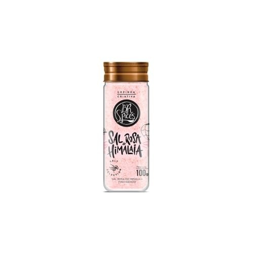 BrSpices - Sal Rosa Do Himalaia Fino BR Spices Vidro 100G