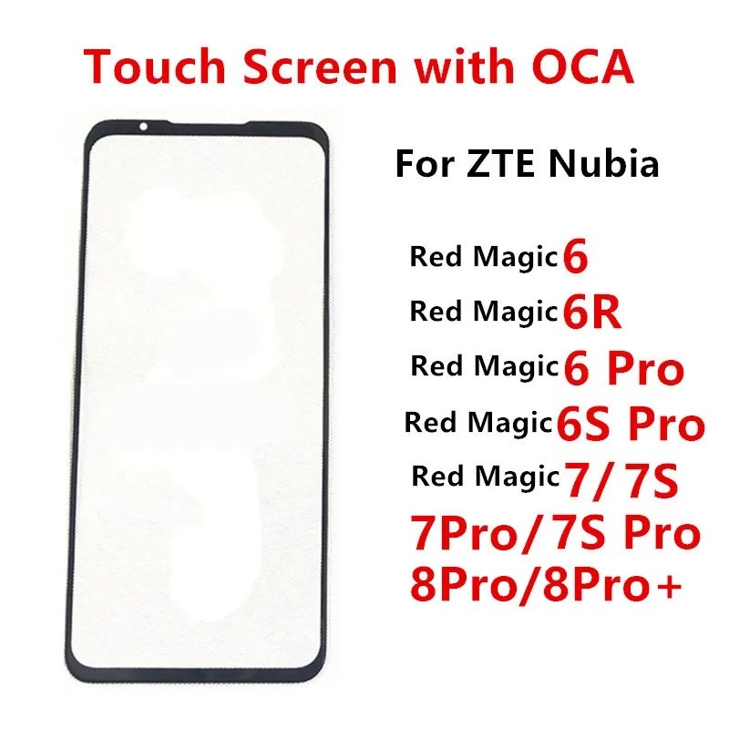 Vidro Frontal Nubia Red Magic: Reparo Touchscreen