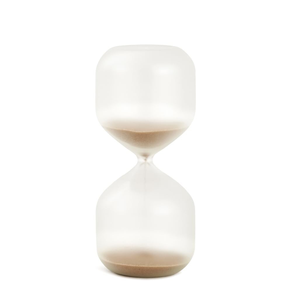 Ampulheta em Vidro 15 Minutos - Timer Elegante para Decoração e Organização
