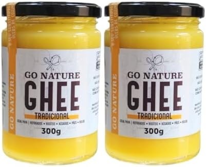 Kit com 2 vidros de Ghee Tradicional de 300g cada - Go Nature