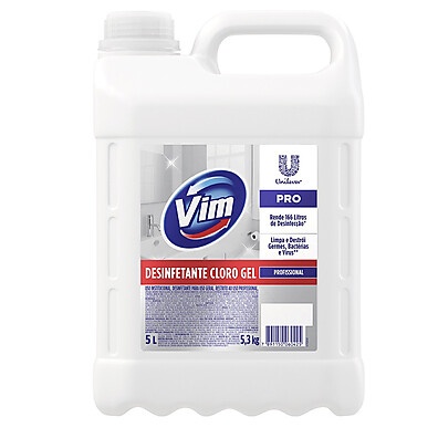 Vim Cloro Gel 5L: Desinfete e Limpe com Poder!