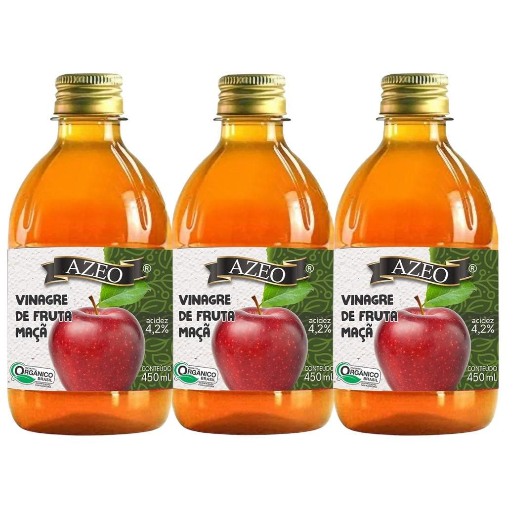 Vinagre de Maçã Orgânico Azeo: Saúde e Sabor!
