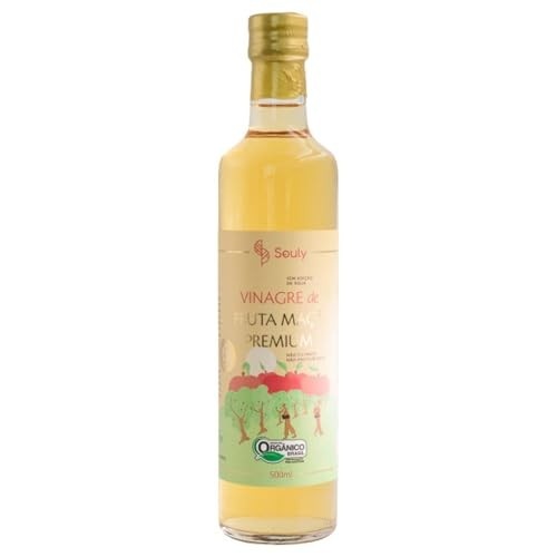 Vinagre de Maçã Orgânico Premium Souly 500ml