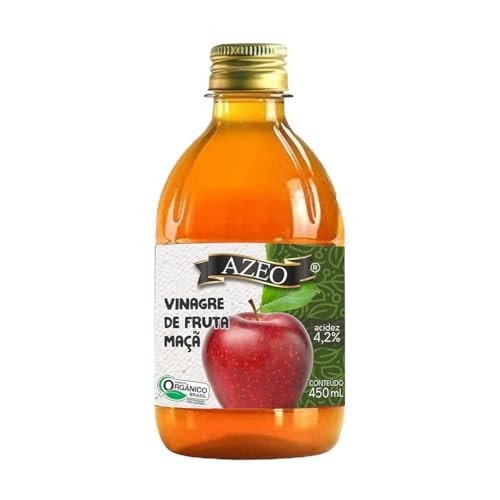 Vinagre de Maçã Organico 450ml Azeo - Selo Organico
