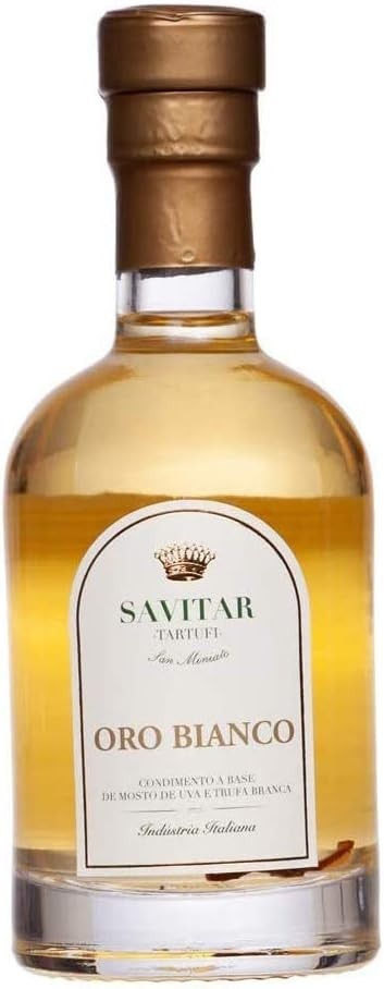 Vinagre Balsâmico Branco com Trufas Brancas Savitar 100ml