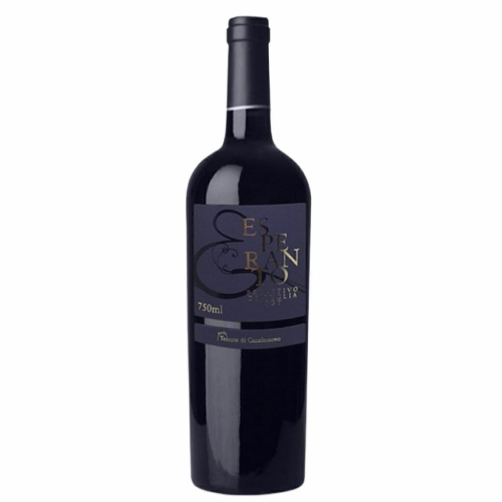Vinho Italiano Primitivo Esperanto 750ml: Meio Seco e Encorpado