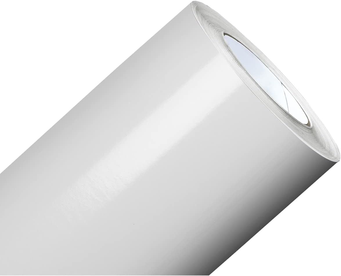 Adesivo Vinil Branco Impermeável Lavável 6m x 50cm - Transforme Móveis e Eletrodomésticos com Acabamento Brilhante