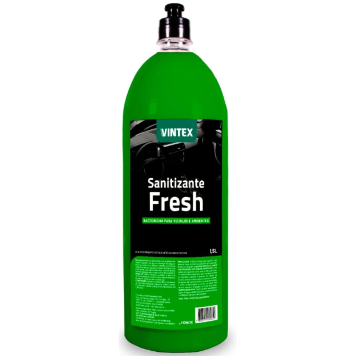 Sanitizante Fresh Vintex 1.5L: Higiene e Aroma para Seu Veículo e Ambientes