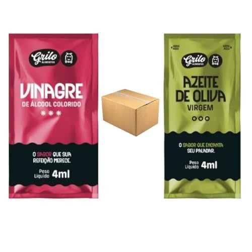 kit 204 und Sache Azeite de Oliva Extra Virgem + 184 und Sache de Vinagre de Alcool Colorido