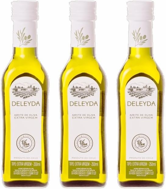 Kit 3X: Azeite Extra Virgem Chileno Classic Deleyda 250ml