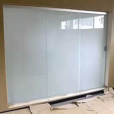 Adesivo Blackout Fosco Branco para Vidro – Bloqueia Luz e Visão
