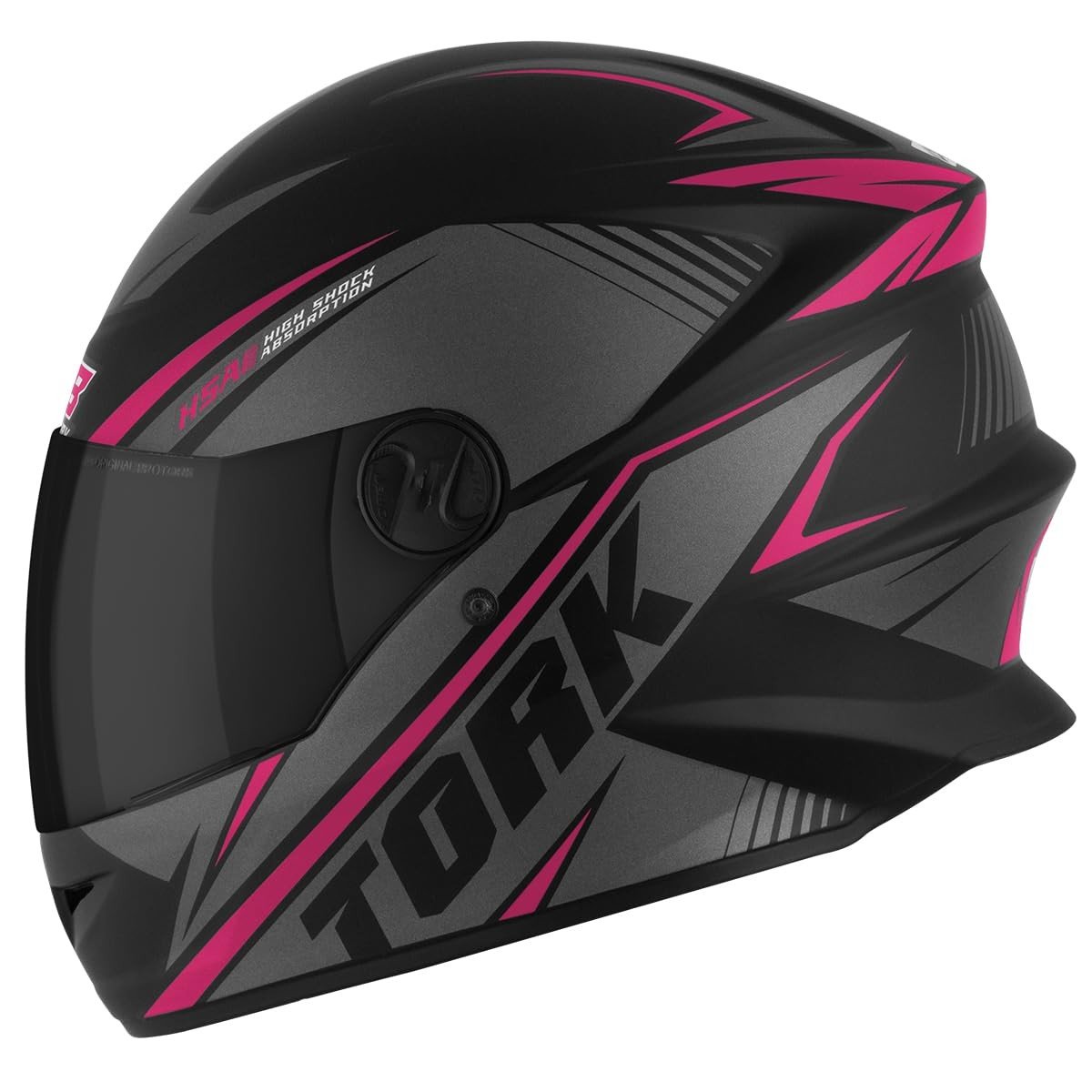 Capacete Fechado Pro Tork R8 Rosa - Tamanho 60 com Viseira Fumê para Máxima Segurança