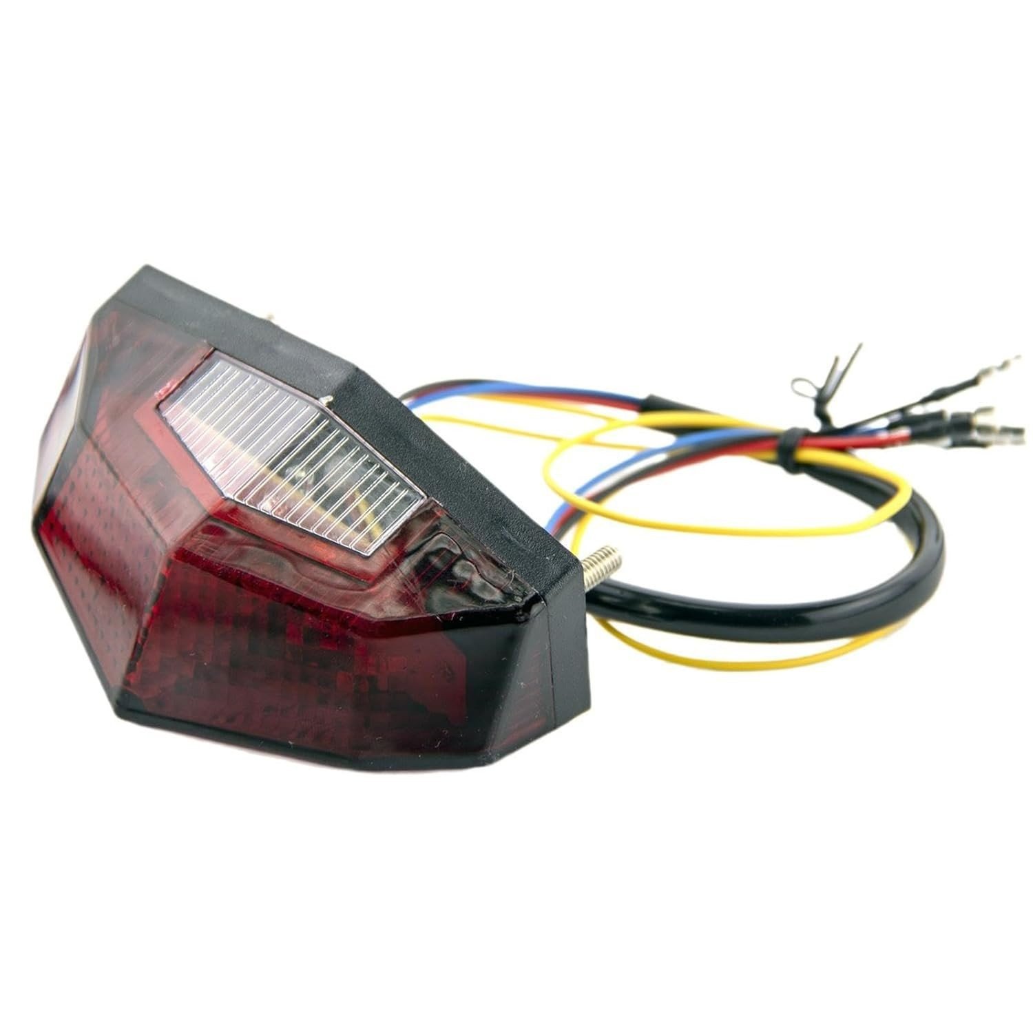 Luz Traseira LED Vermelha para Moto: Indicador de Direção e Freio com Alta Visibilidade