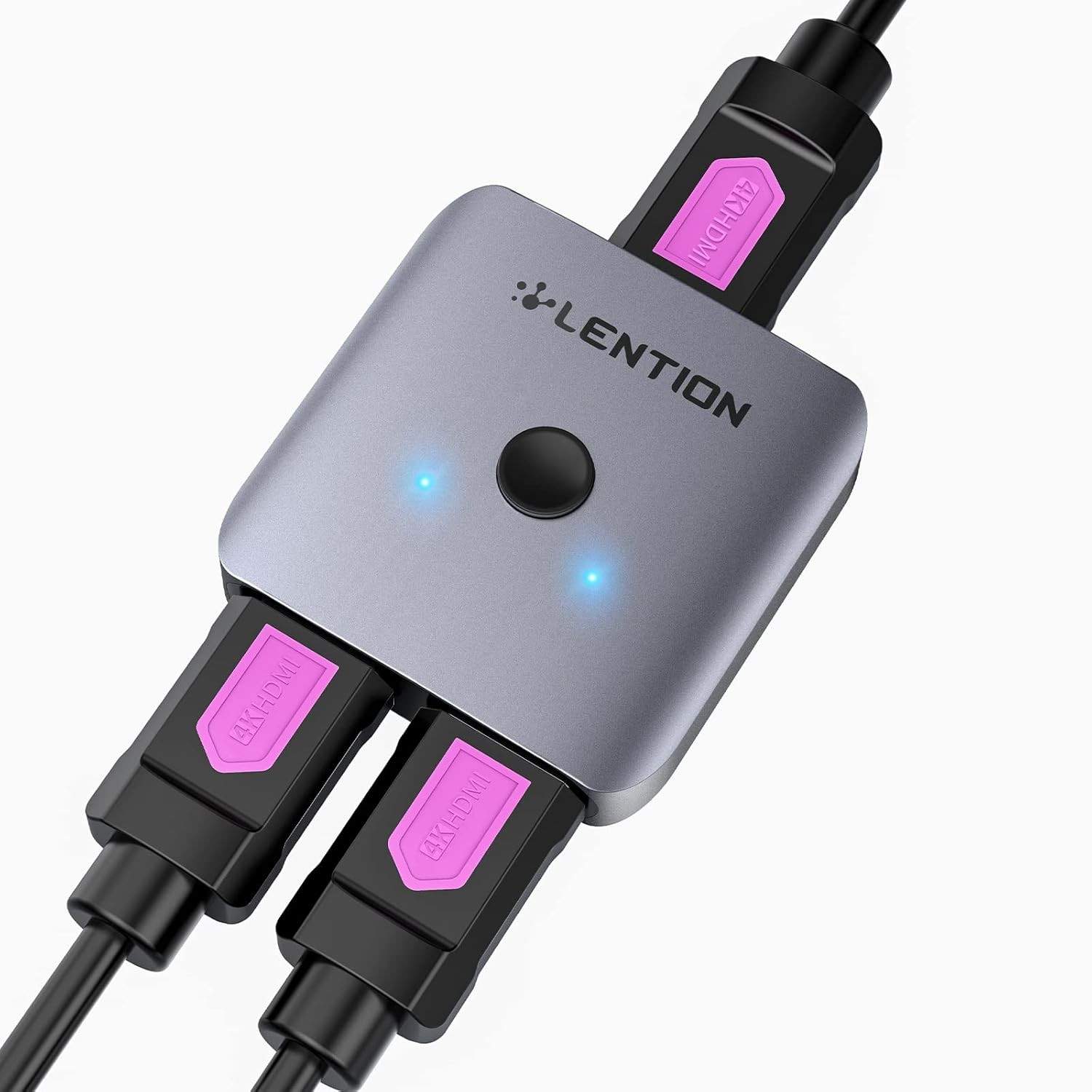 Divisor HDMI LENTION 4K@60Hz Bidirecional: Conecte e Amplie Sua Experiência Visual
