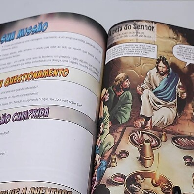 Bíblia em Quadrinhos com Capa Dura – Devocional Visual