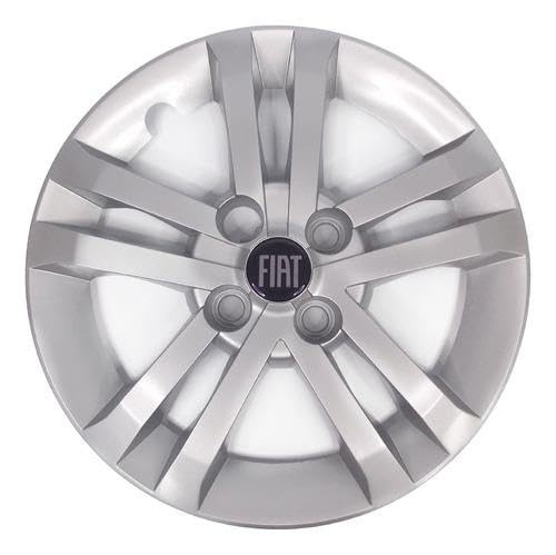 Calota Roda Aro 14 Fiat Argo Cinza Metalizado Original - Renove o Visual do Seu Carro!