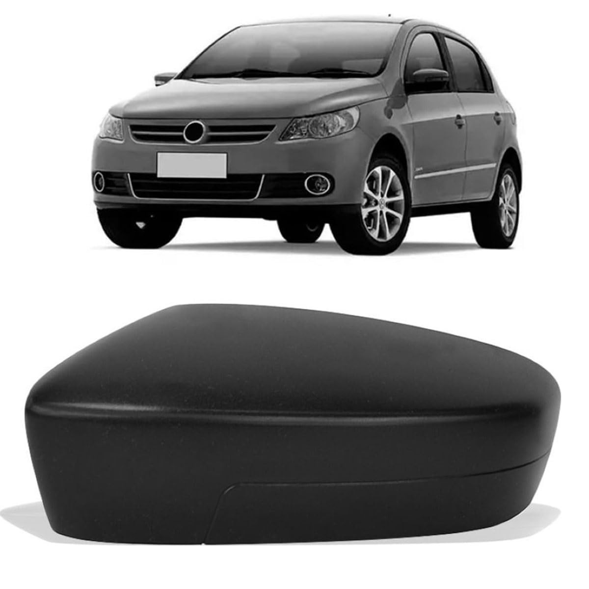 Capa Retrovisor Gol G5 (2008-2010) Lado Esquerdo - Preta: Renove o Visual do Seu Carro!