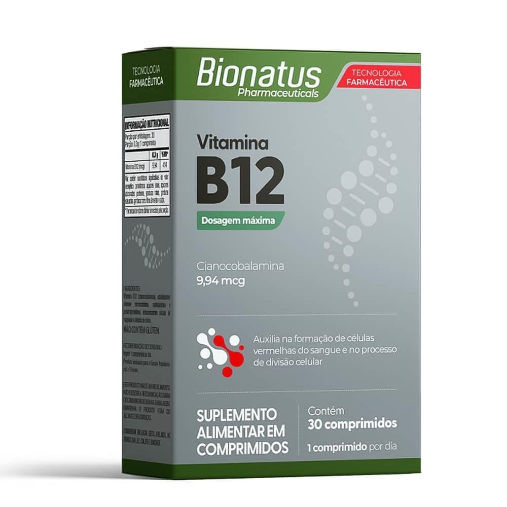 Vitamina B12: Energia e Saúde em 30 Comprimidos