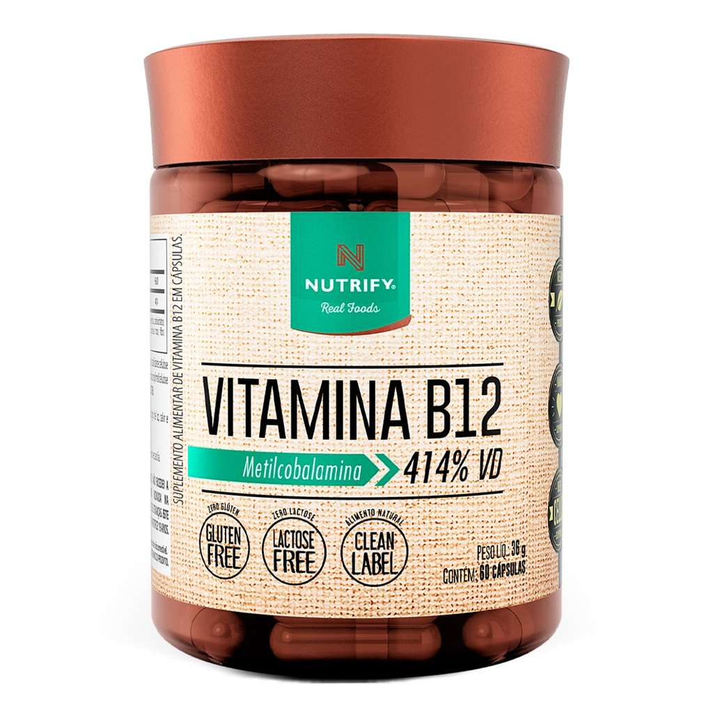 Vitamina B12 Nutrify: Energia e Foco Diário