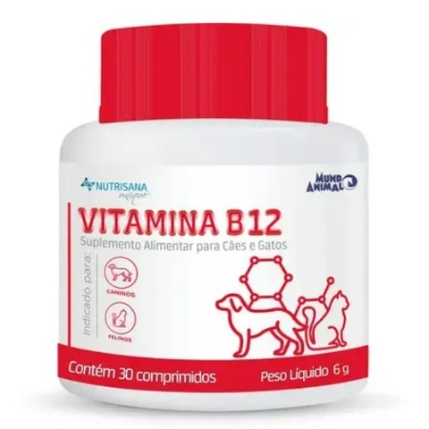 Vitamina B12 para Cães e Gatos: Nutrisana Unique