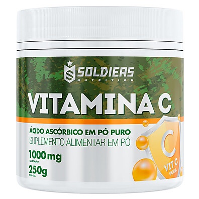 Vitamina C em Pó 250g - Pura, Importada e Potente