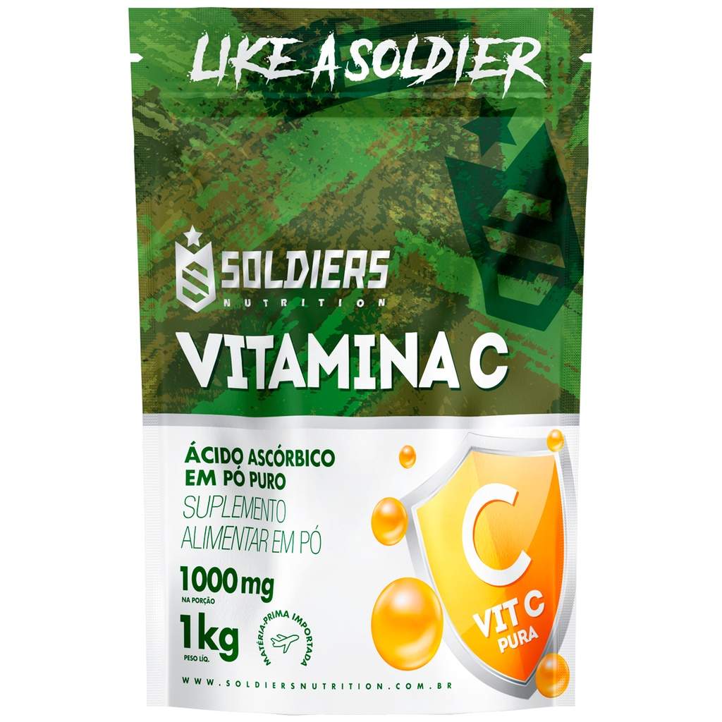 Vitamina C em Pó: Imunidade e Saúde Óssos!