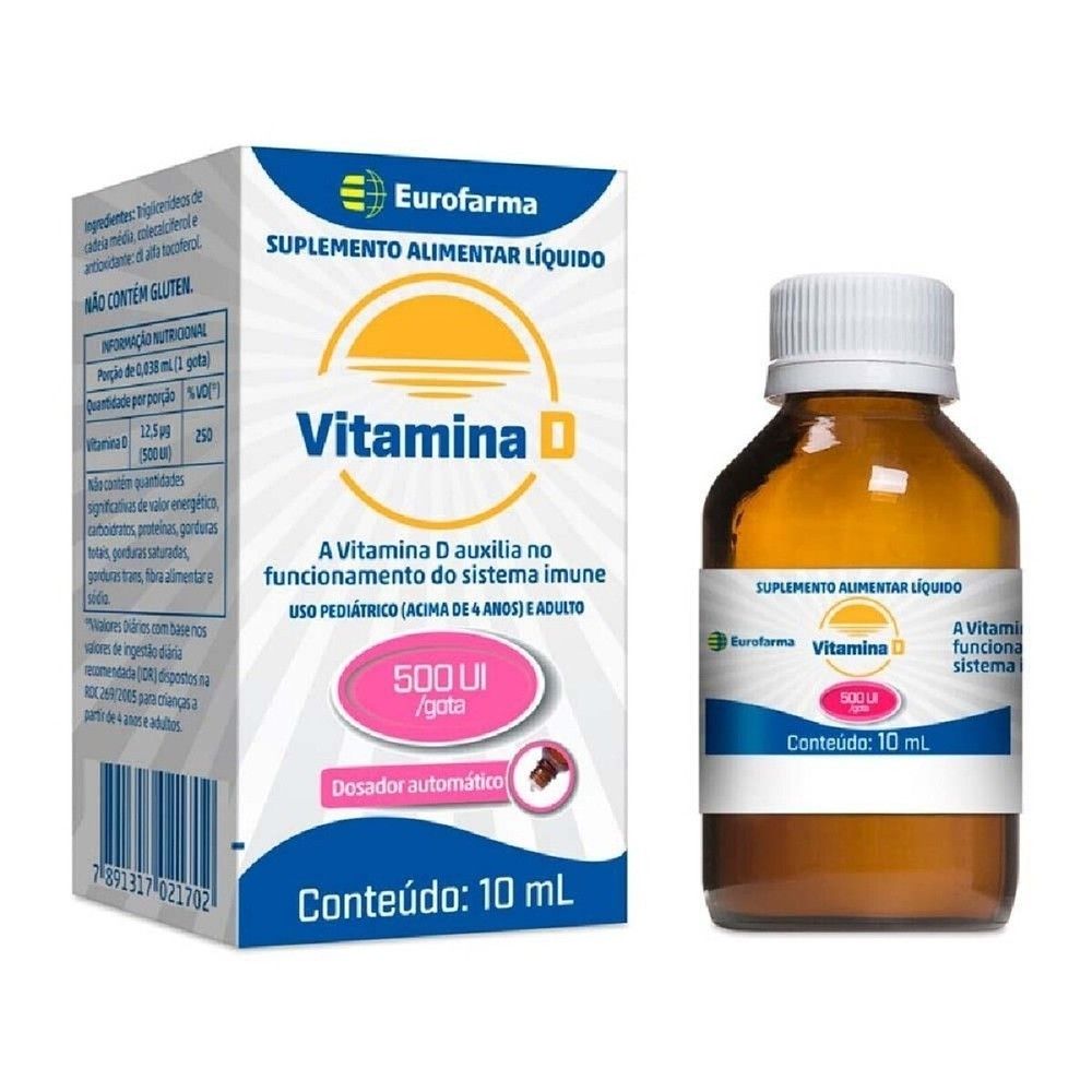 Vitamina D 500UI Eurofarma: Imunidade Forte!