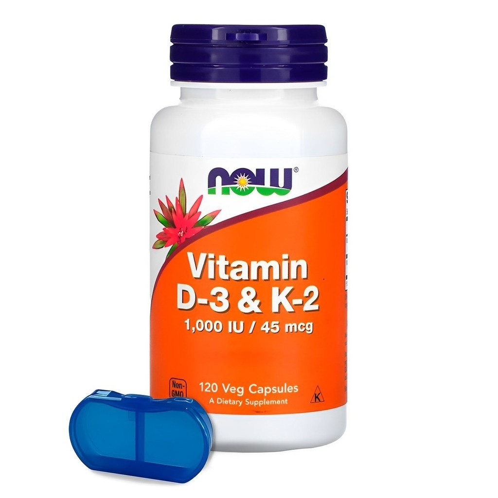 Vitamina D3 + K2 Now Foods: Dose Dupla para sua Saúde!