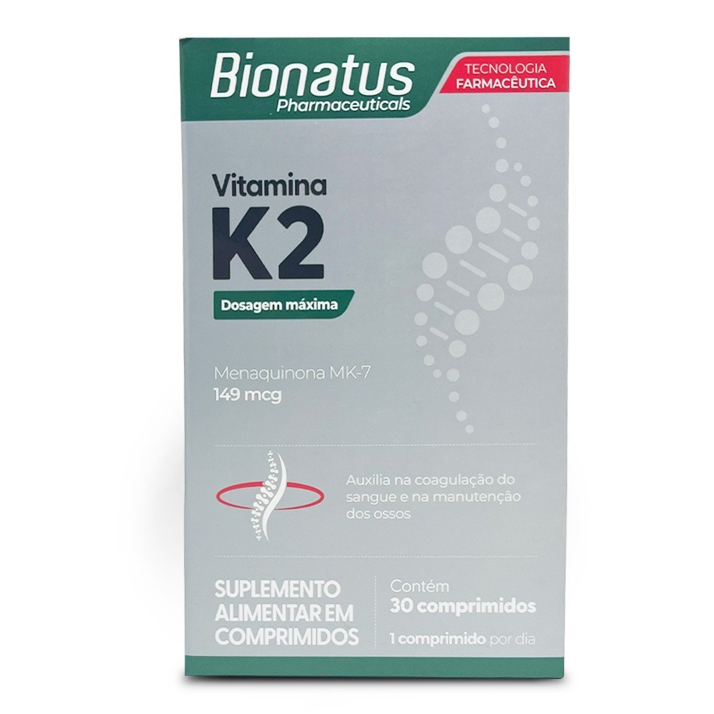 Vitamina K2 MK7: Ossos & Coração Saudáveis