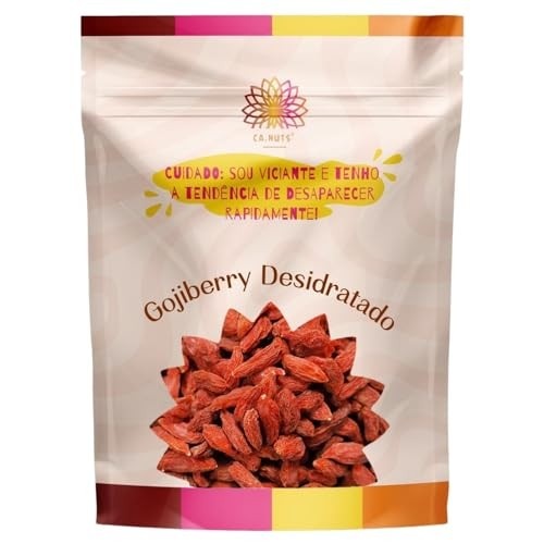 1 Kg Goji berry Desidratado Importado | Rico em Vitaminas | Marca Ca.Nuts (1 Kg)