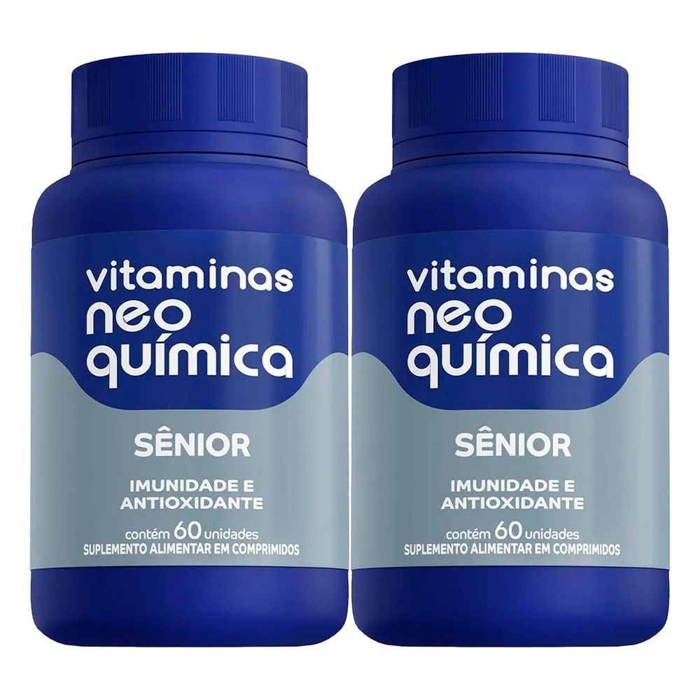 Vitaminas para Idosos: Neo Química Sênior - Kit 2x60