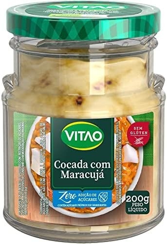 Cocada ao Leite Zero Maracuja, Vitao