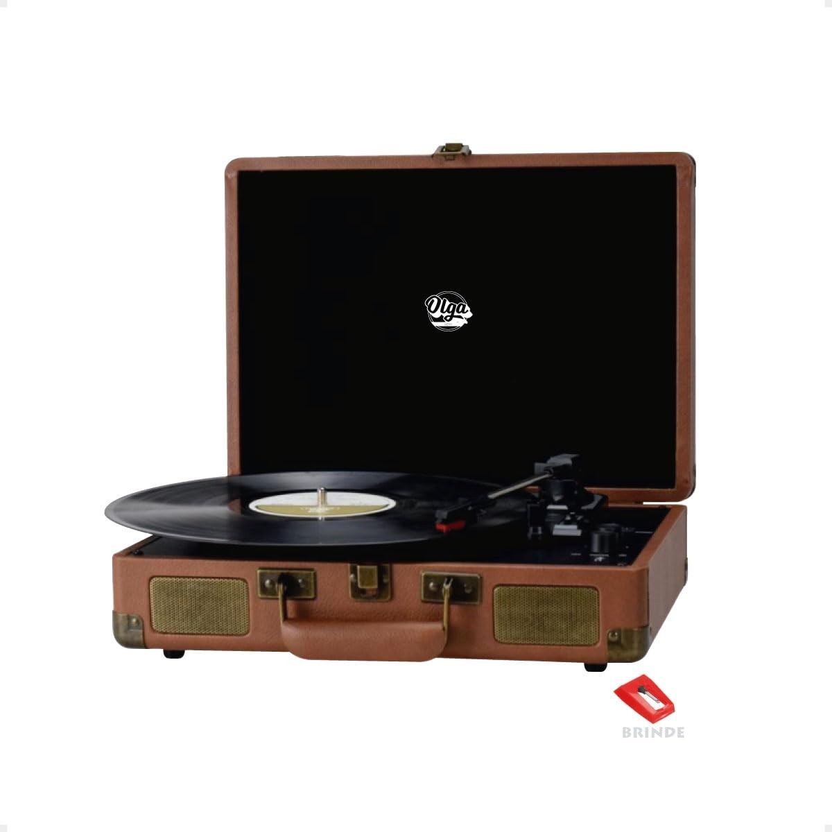 Vitrola Maleta Retrô Bluetooth: Reviva o Vinil com Estilo Vintage e Som de Qualidade