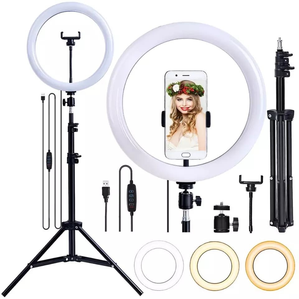 Ring Light 26cm: Iluminação Perfeita para Você!