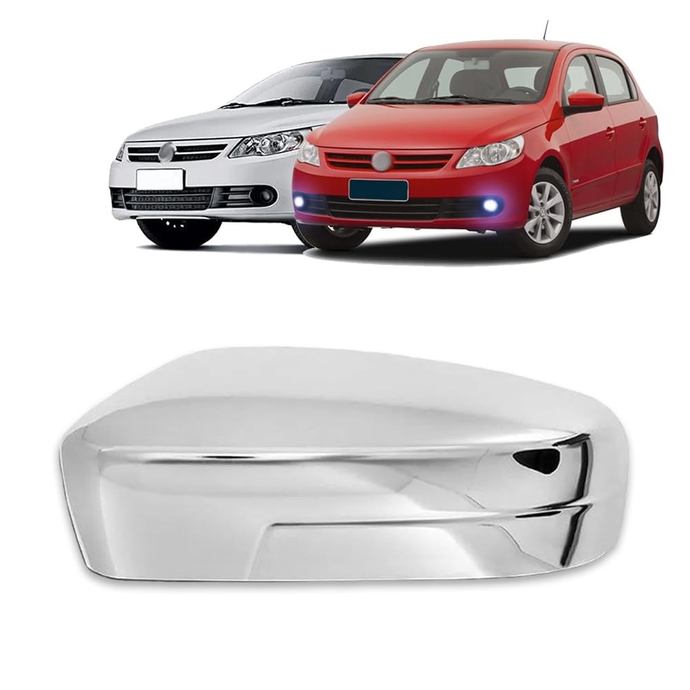 Capa Retrovisor Cromada Esquerda Volkswagen Gol G5/Voyage G5 (2008-2012) - Toque Premium