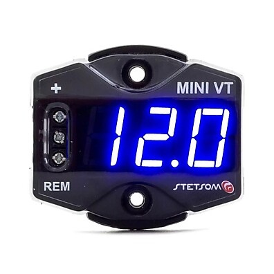 Voltímetro Digital Stetsom Mini VT 12V com LED Azul