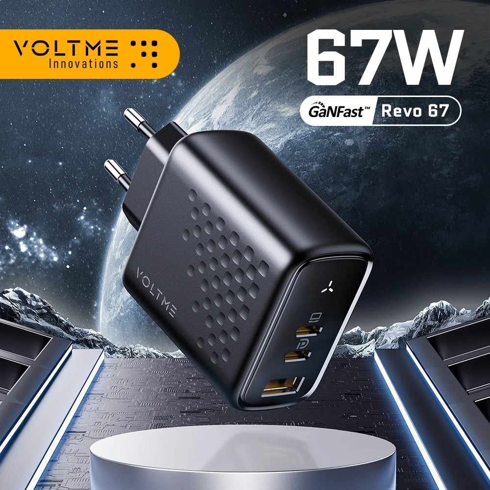 VOLTME 65W GaN: Carregador Turbo para Seus Dispositivos