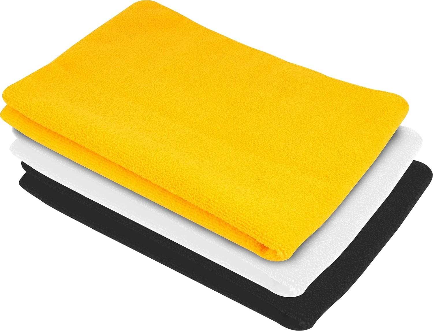 Jogo 3 Toalhas Microfibra 40x40cm Vonder: Limpeza Profissional e Brilho Impecável