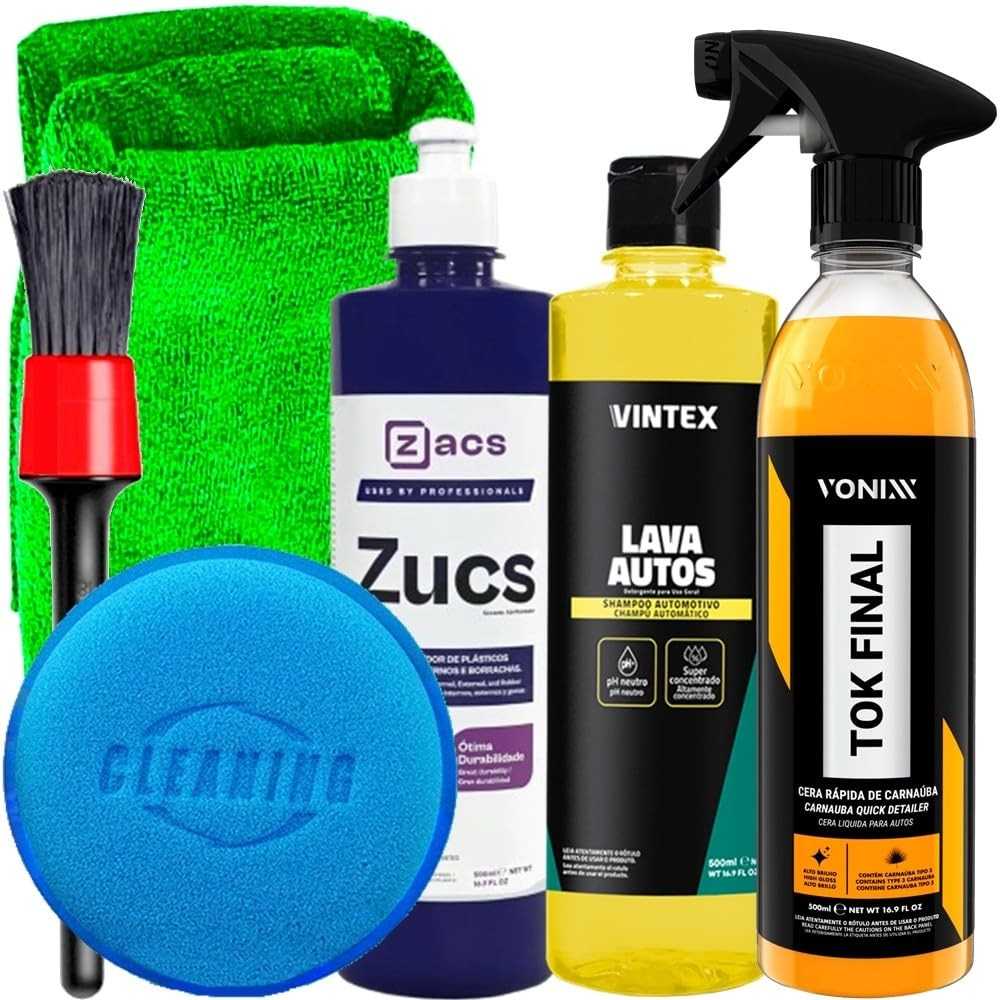 Kit Completo Lava Autos Vonixx Vintex Zucs Zacs + Acessórios Karbox