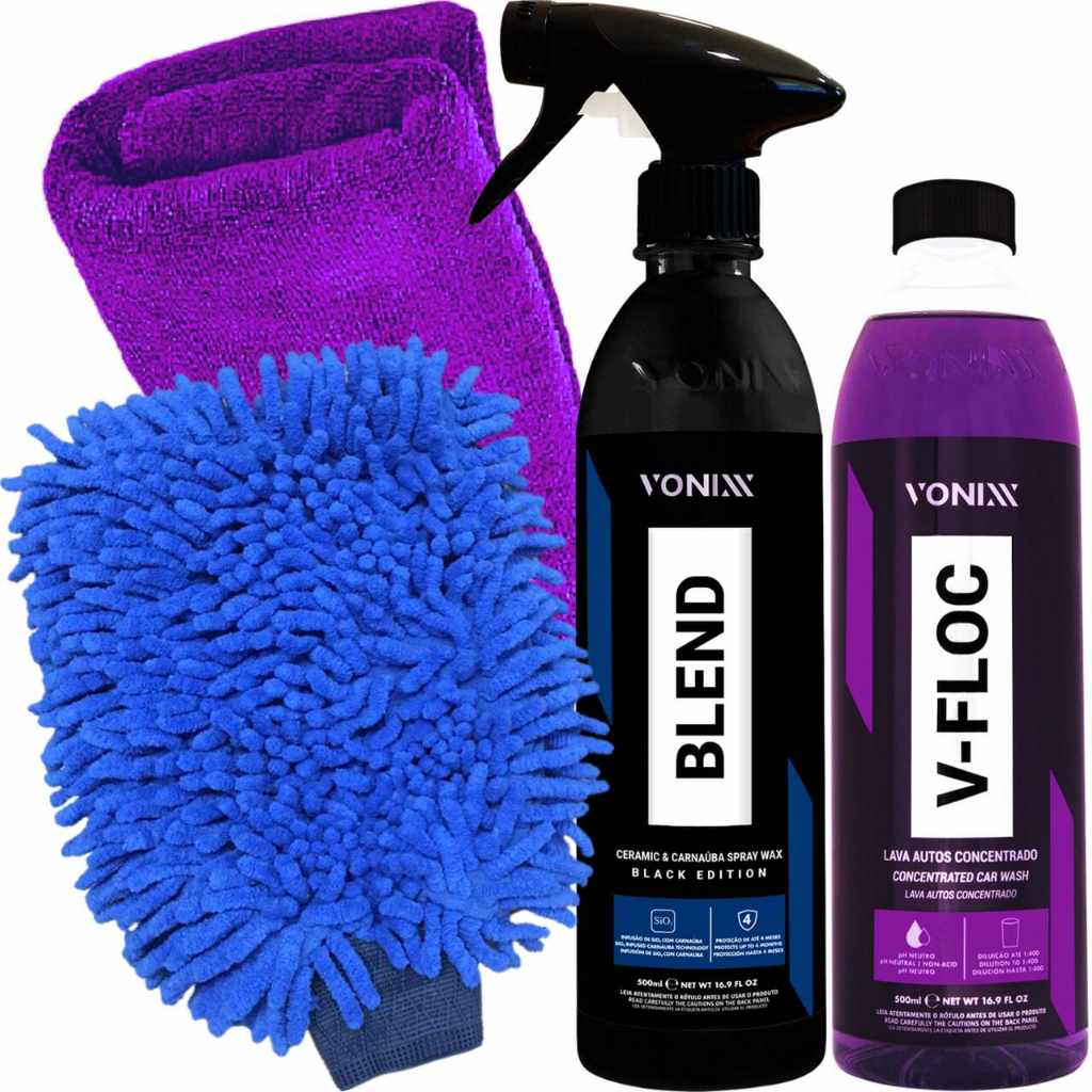 Vonixx Black: Cera Vitrificadora + Shampoo V-Floc