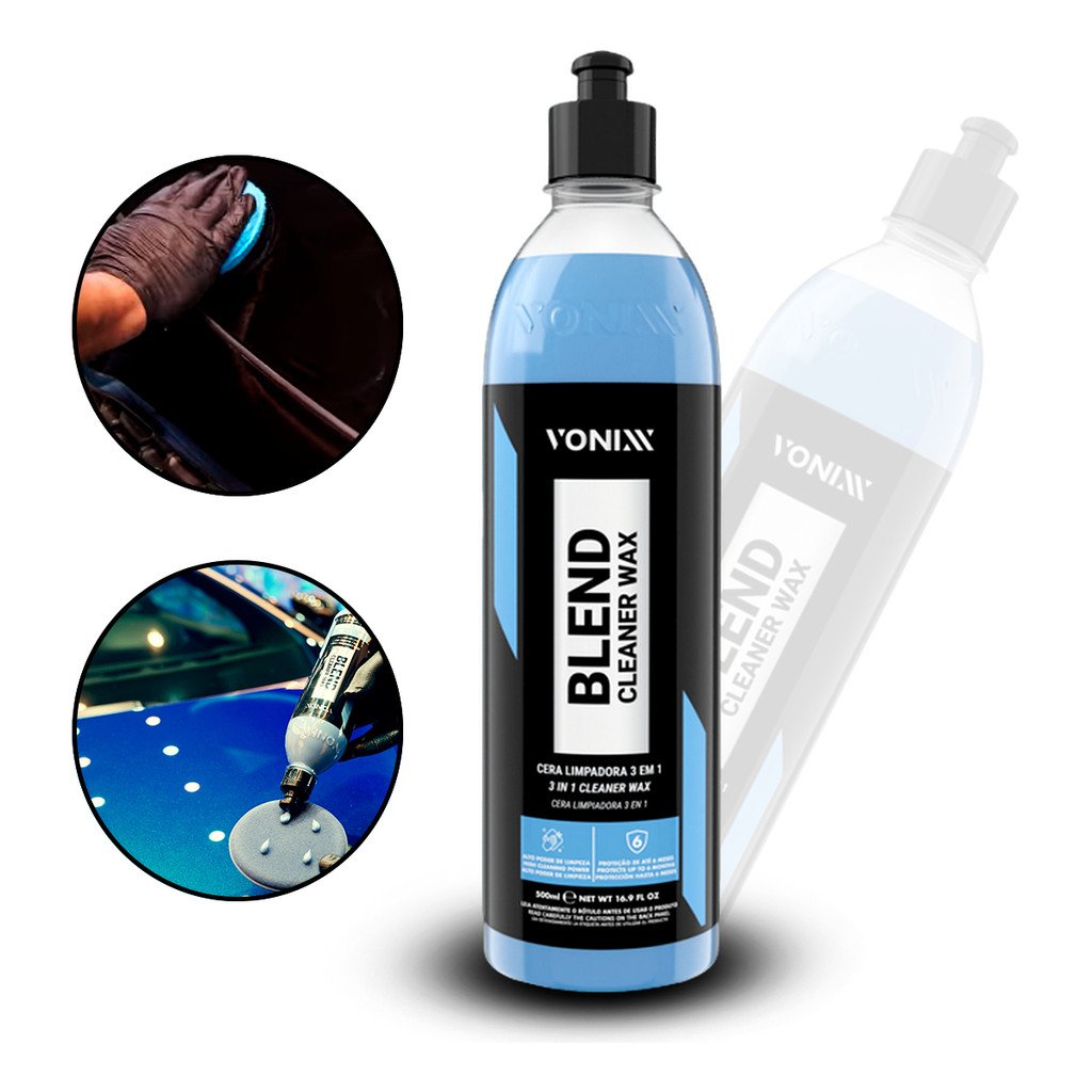 Vonixx Blend Cleaner Wax: Limpeza, Brilho e Proteção 3 em 1