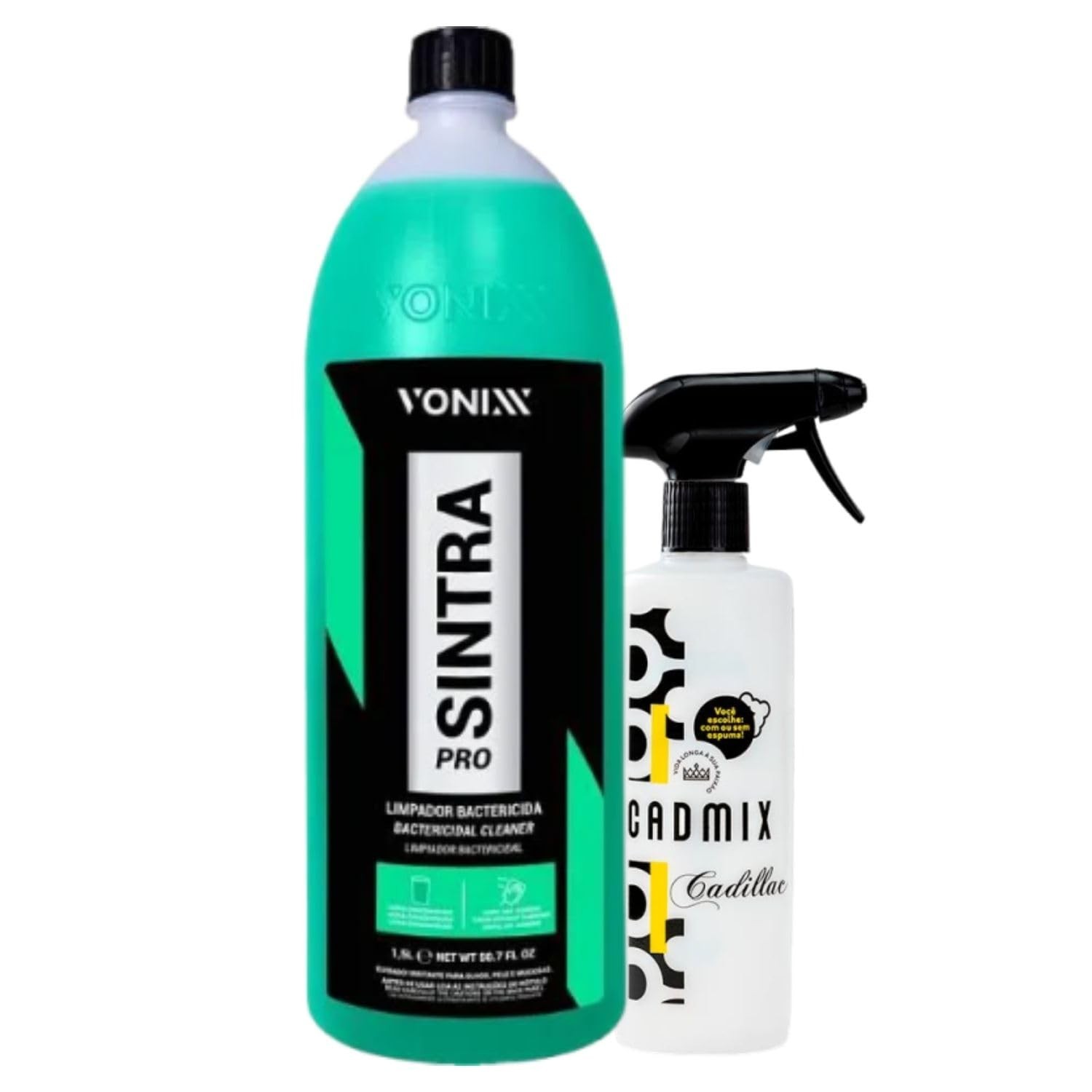 Vonixx Sintra Pro: Limpador de Interiores Concentrado 1,5L + Borrifador Cadmix