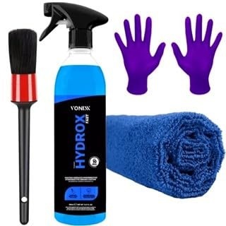 Kit Hydrox Fast 500ml Vonixx + Acessórios Premium Karbox - Limpeza Profunda e Detalhamento Completo
