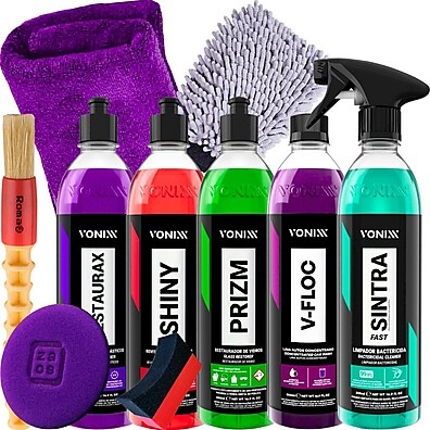 Vonixx Kit Completo: Limpeza e Brilho Automotivo