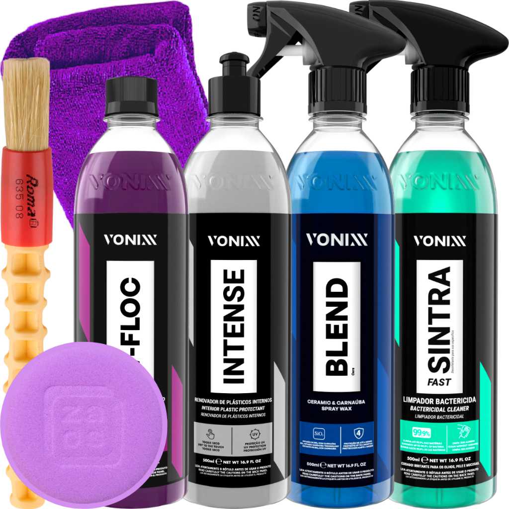 Vonixx Kit Completo: Limpeza e Brilho!